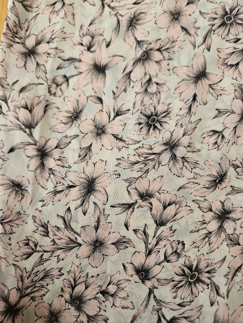 NEVER WORN! NAIF Pink Floral V-Neck Boho Blouse Top Sz Size Large - Picture 9 of 14